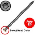 Screw Products Drywall Screw, #10 x 2-3/4 in, Stainless Steel, Round Head Torx Drive SSCD234FP